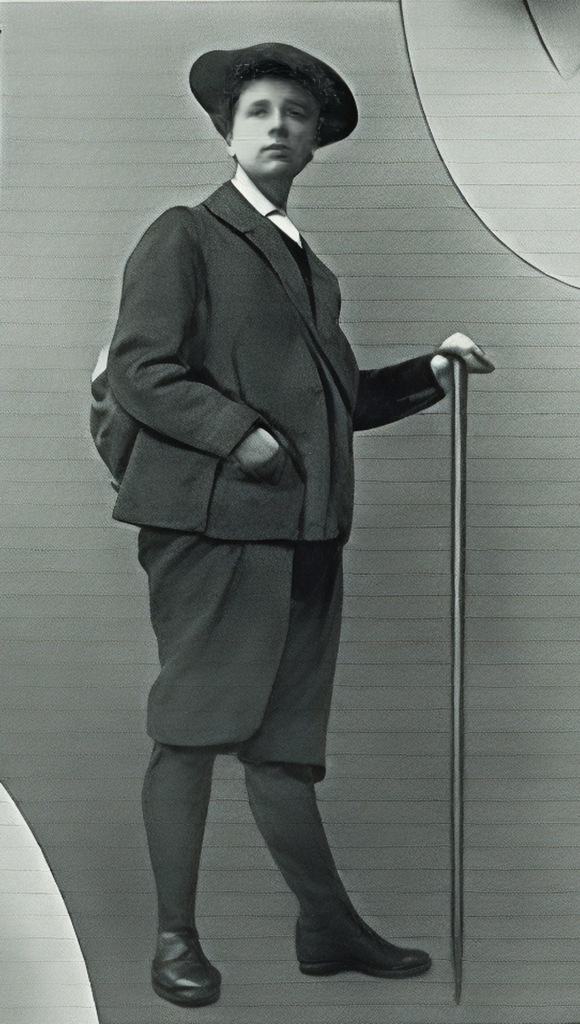 Isabelle Muller in bergsportkleding